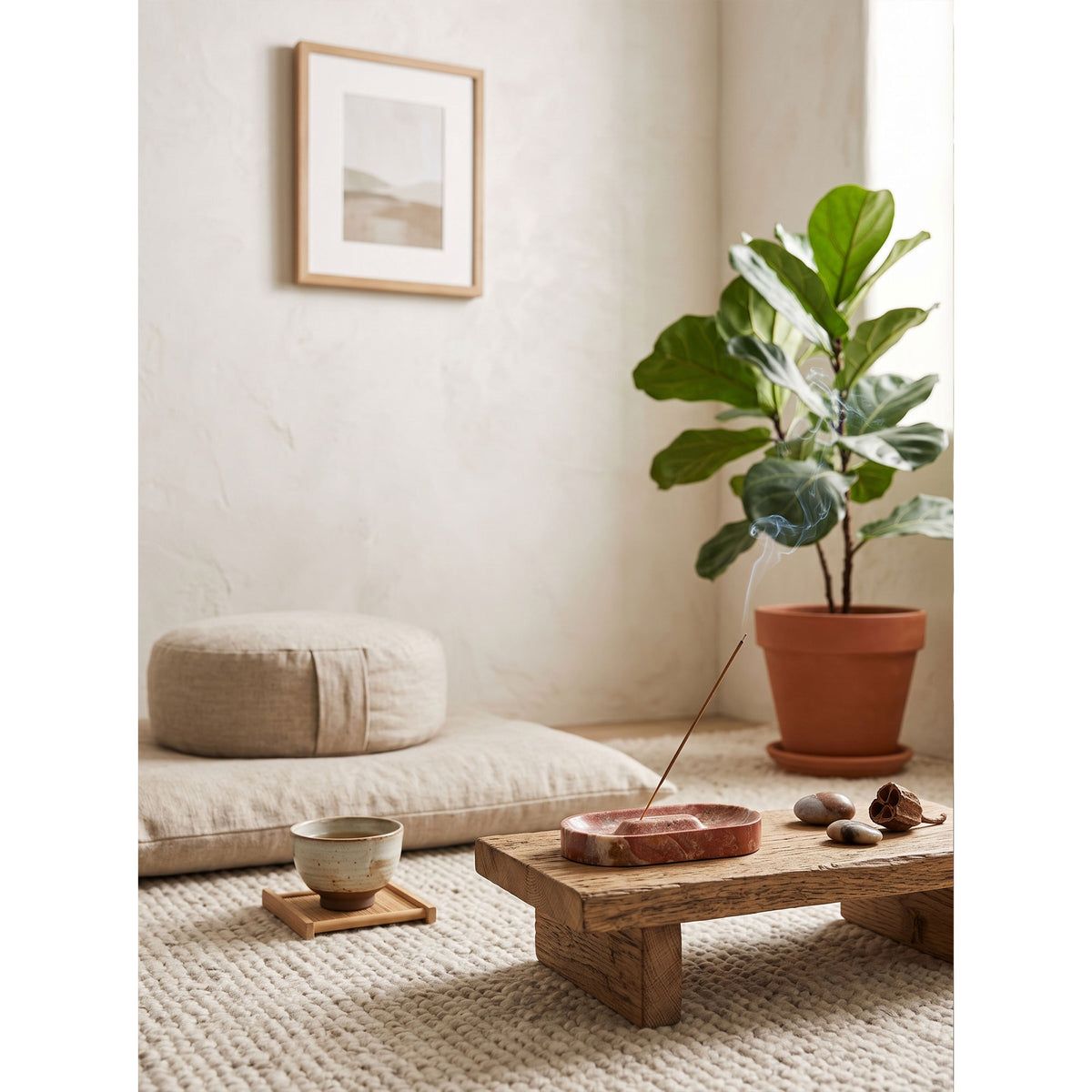 Solstice Stone Incense Tray