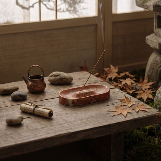 Solstice Stone Incense Tray