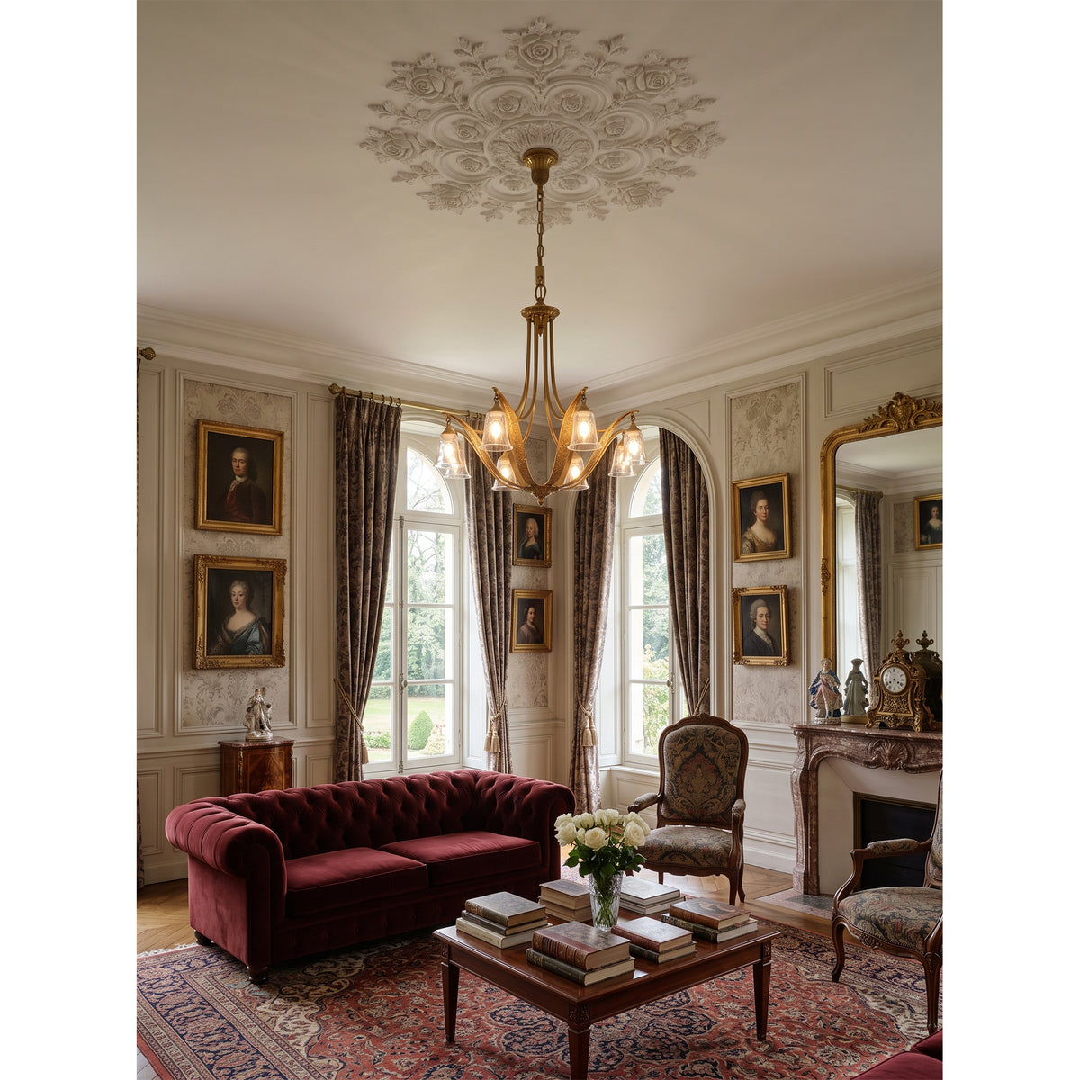 Somerset Glass Chandelier