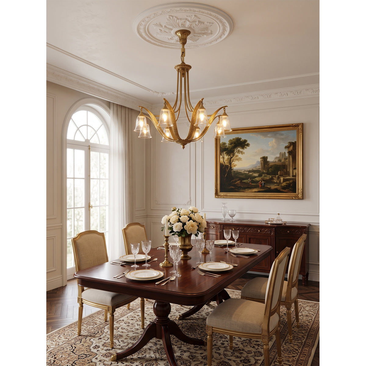 Somerset Glass Chandelier
