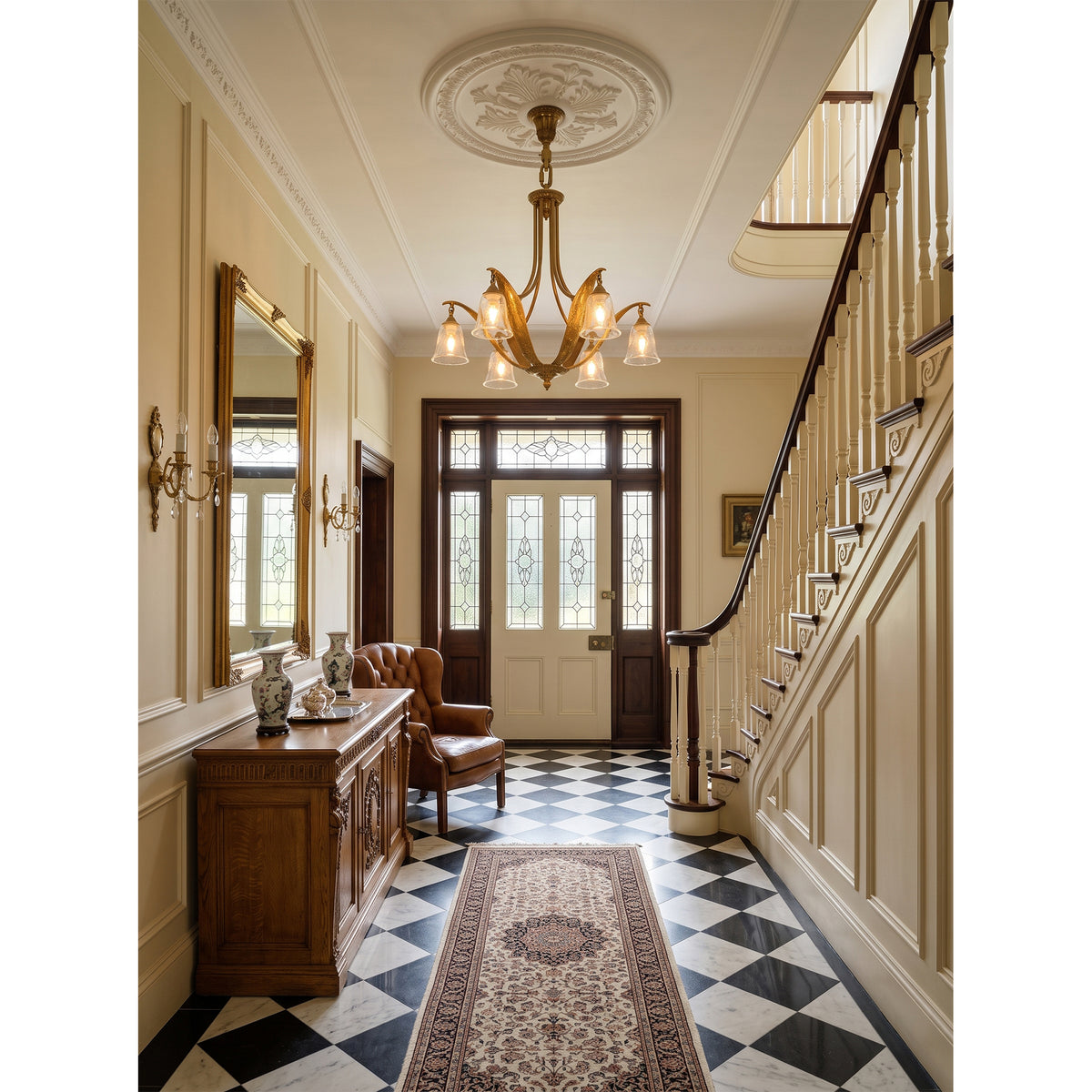 Somerset Glass Chandelier