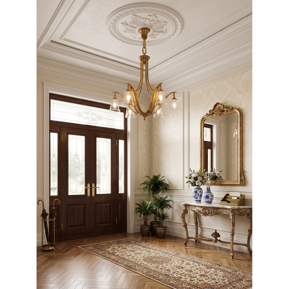 Somerset Glass Chandelier