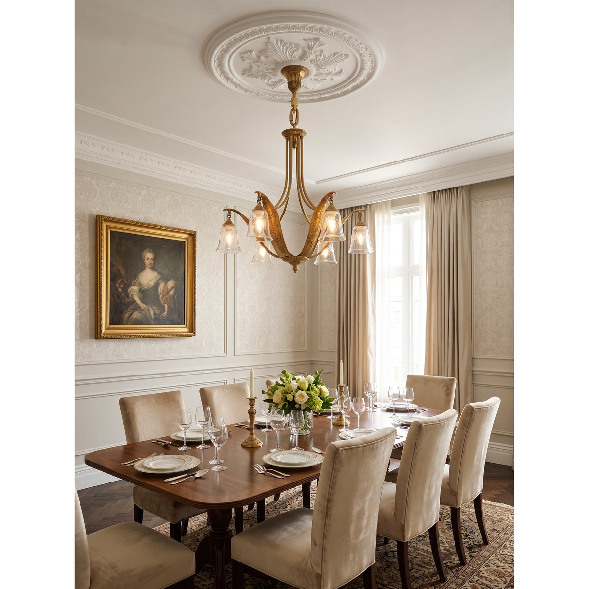 Somerset Glass Chandelier