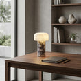 Load image into Gallery viewer, Sorvane Marble Alabaster Table Lamp (Built-in Battery)
