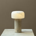 Load image into Gallery viewer, Sorvane Marble Alabaster Table Lamp (Built-in Battery)

