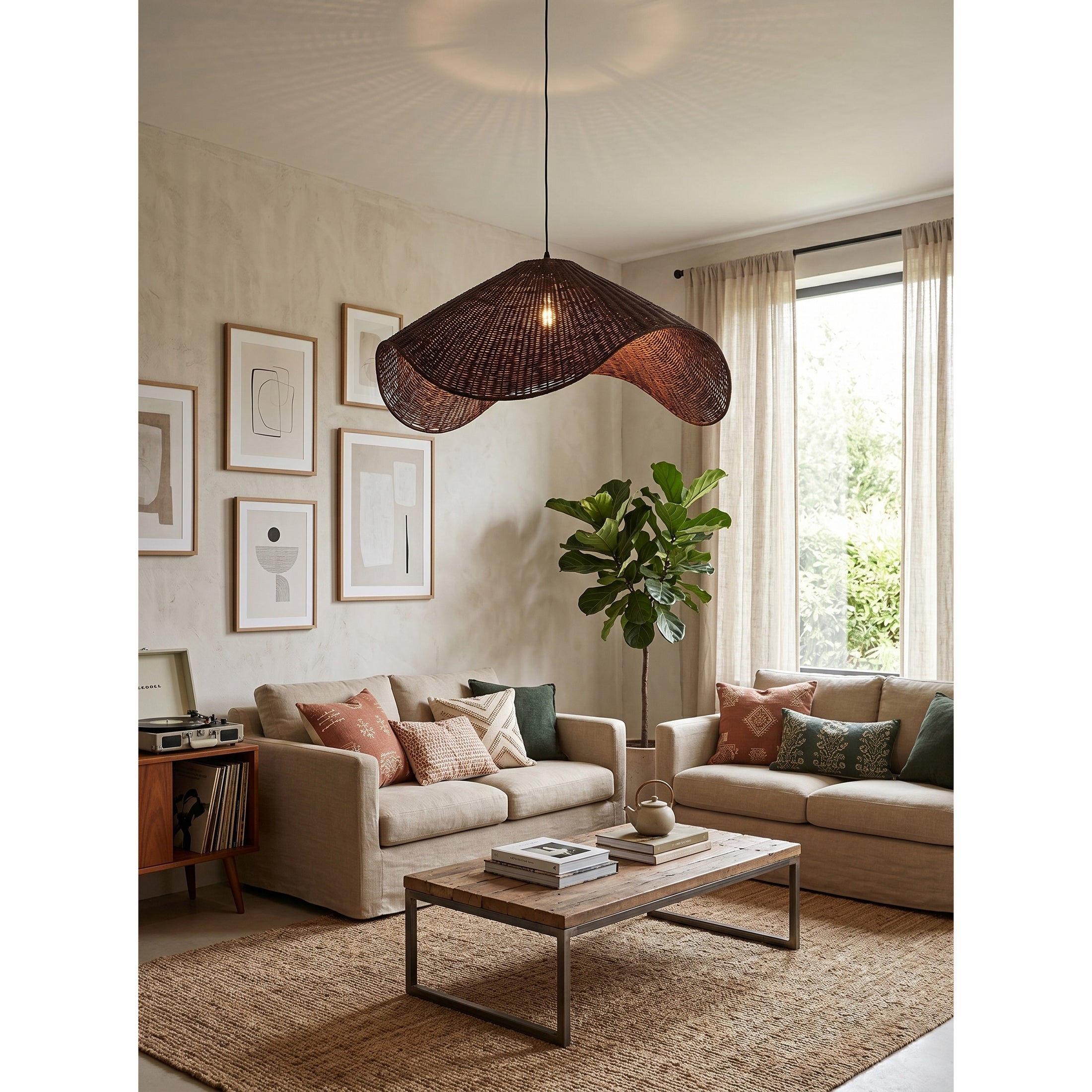 Spence Rattan Pendant Lamp