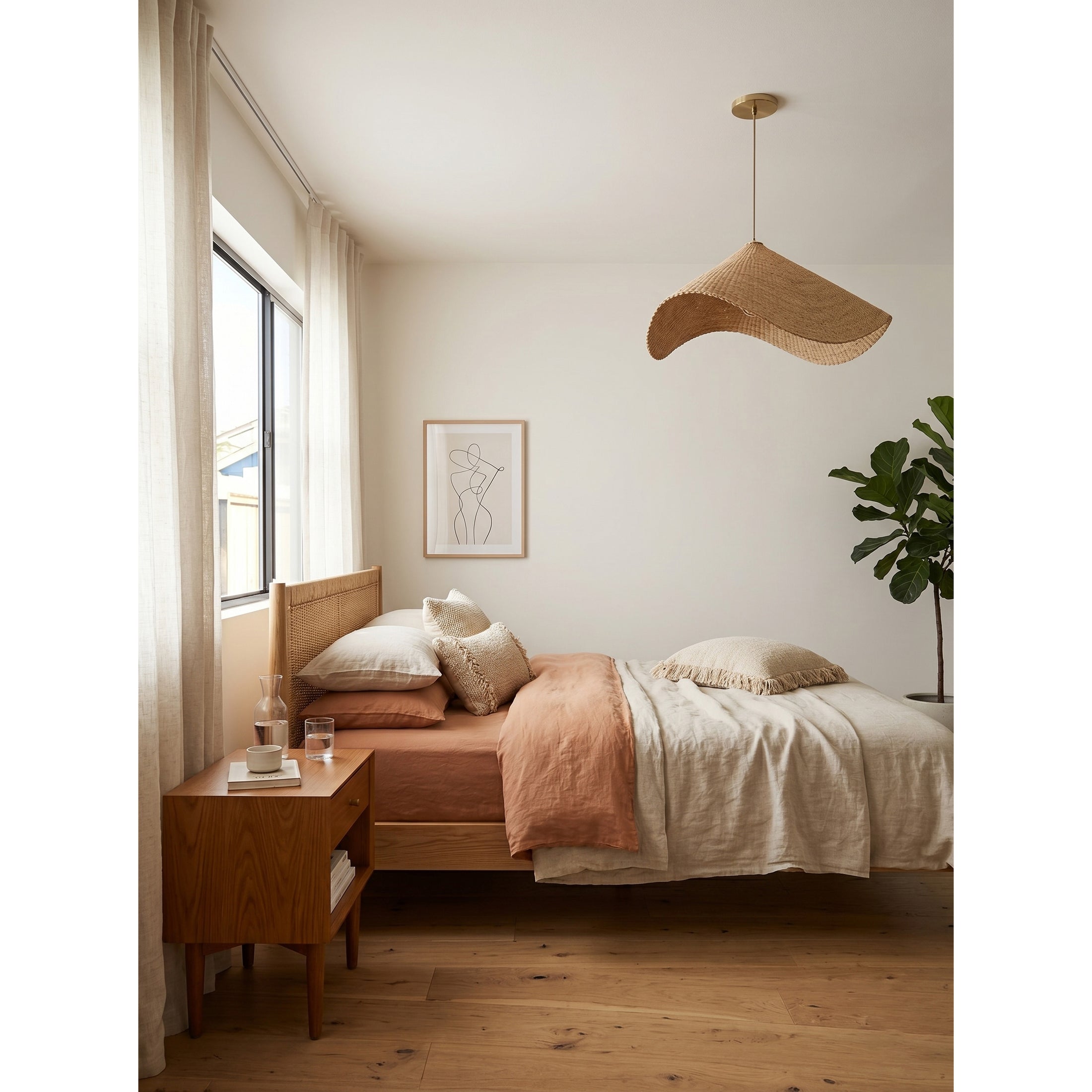 Spence Rattan Pendant Lamp