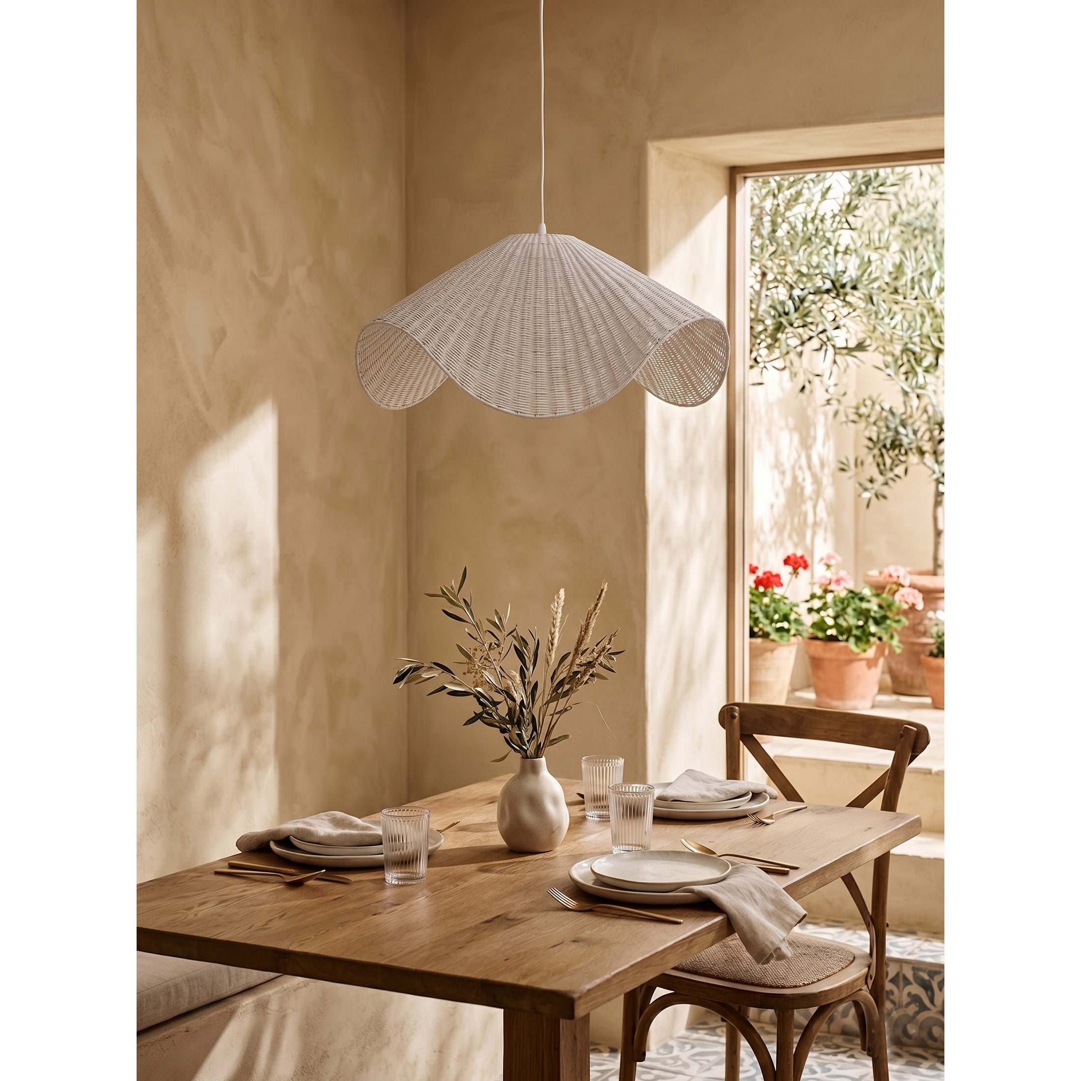Spence Rattan Pendant Lamp