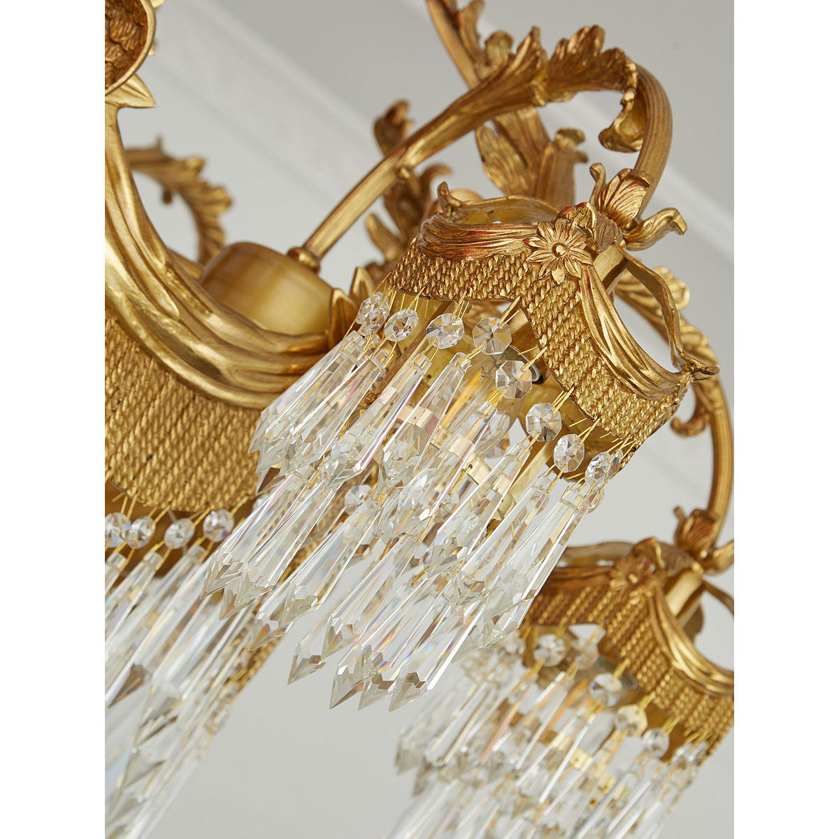 Stained Crystal Chandelier