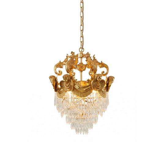 Stained Crystal Pendant Lamp