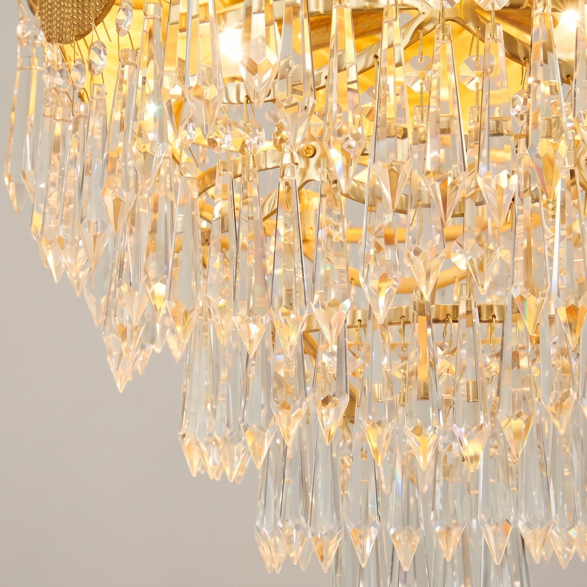 Stained Crystal Pendant Lamp