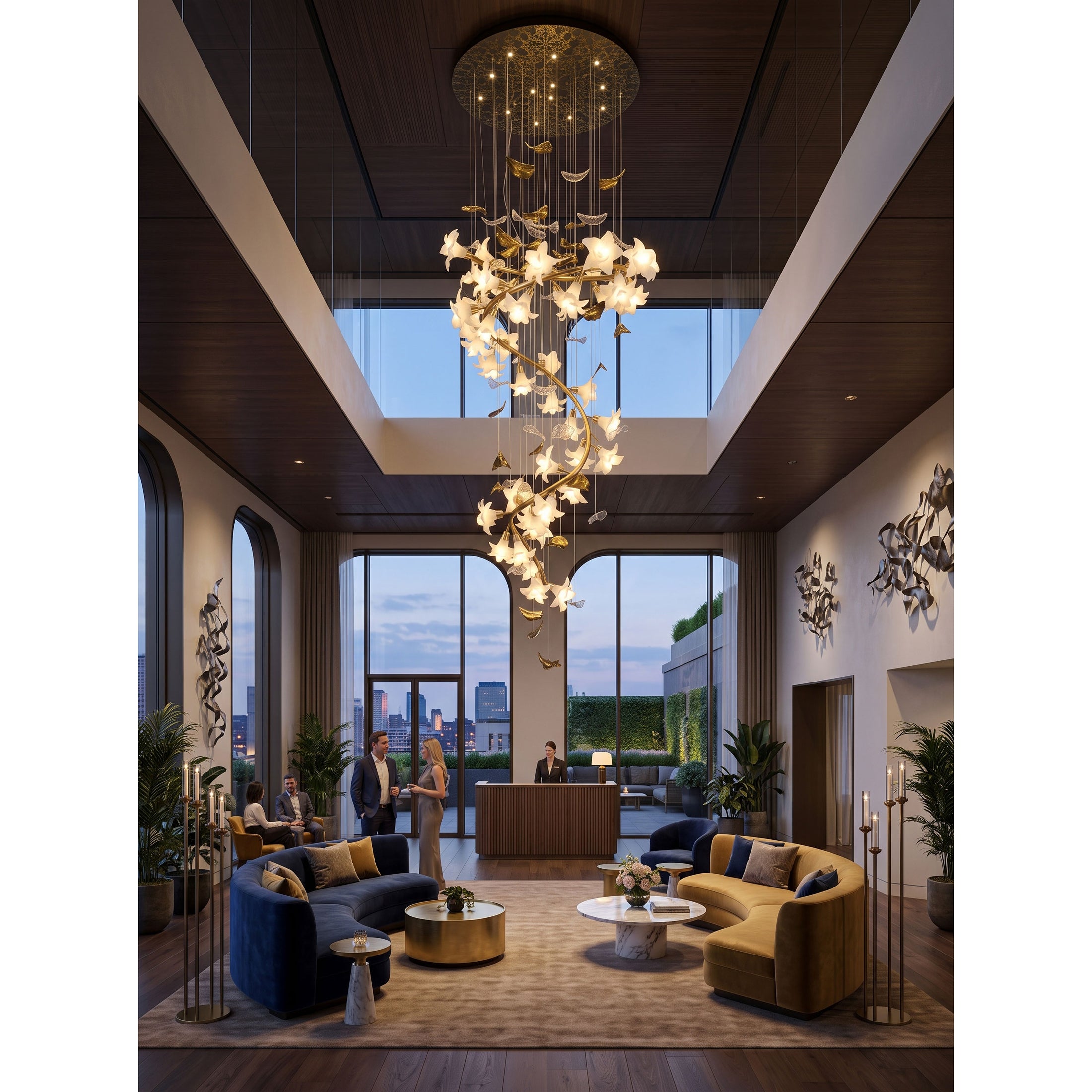 Star Branch Chandelier
