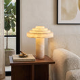 Load image into Gallery viewer, Stratelle Alabaster Table Lamp
