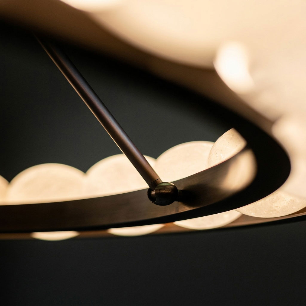 Lustre Suter em Alabastro