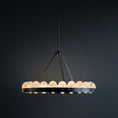Carregue a imagem na galeria do visualizador, Lustre Suter em Alabastro
