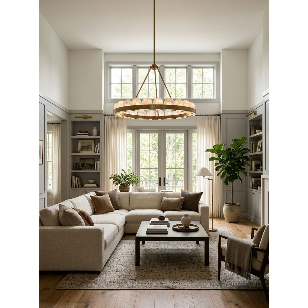 Lustre Suter em Alabastro