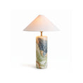 Load image into Gallery viewer, Tall Floral Marble Table Lamp
