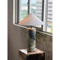 Load image into Gallery viewer, Tall Floral Marble Table Lamp
