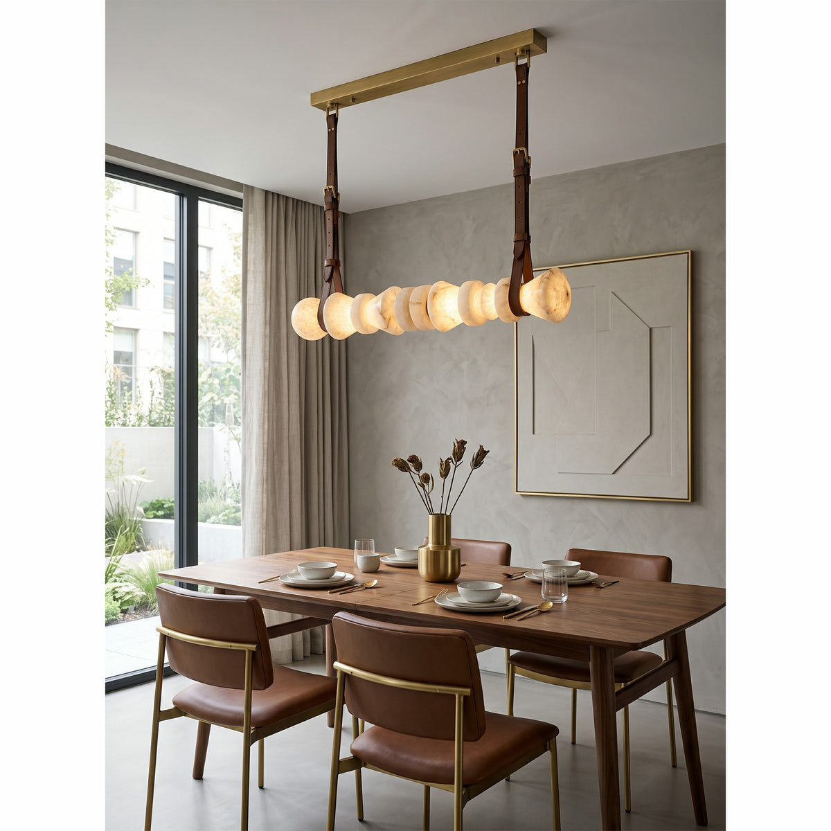 Tervaine Alabaster Chandelier – detail 9