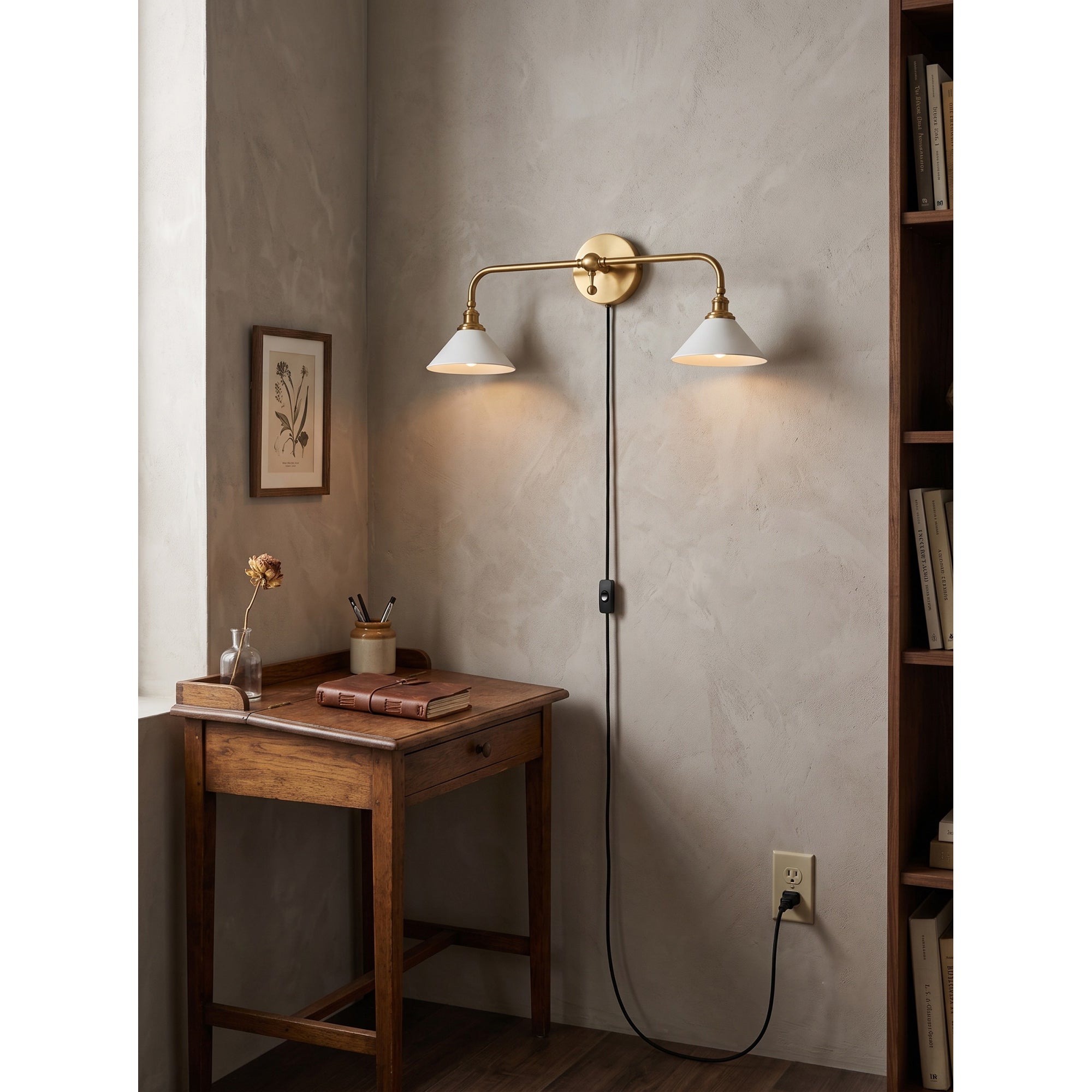 Thetford Plug-in Wall Sconce