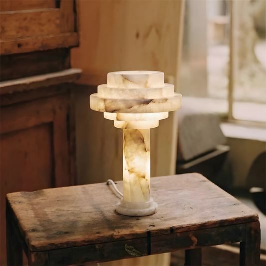 Tieralith Alabaster Table Lamp