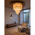 Cargar la imagen en la vista de la galería, Tiered Wave-edge Fabric Chandelier
