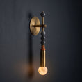Carica l'immagine nel visualizzatore della galleria, Toam Alabaster Wall Sconce
