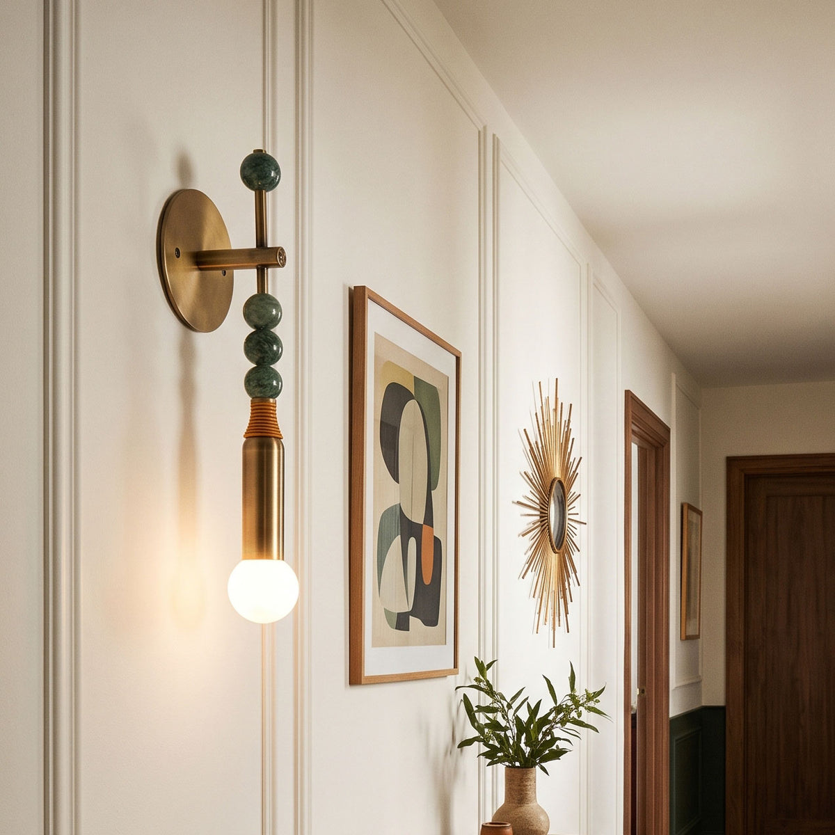 Toam Alabaster Wall Sconce