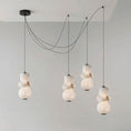 Load image into Gallery viewer, Totem Alabaster Adjustable Chandelier
