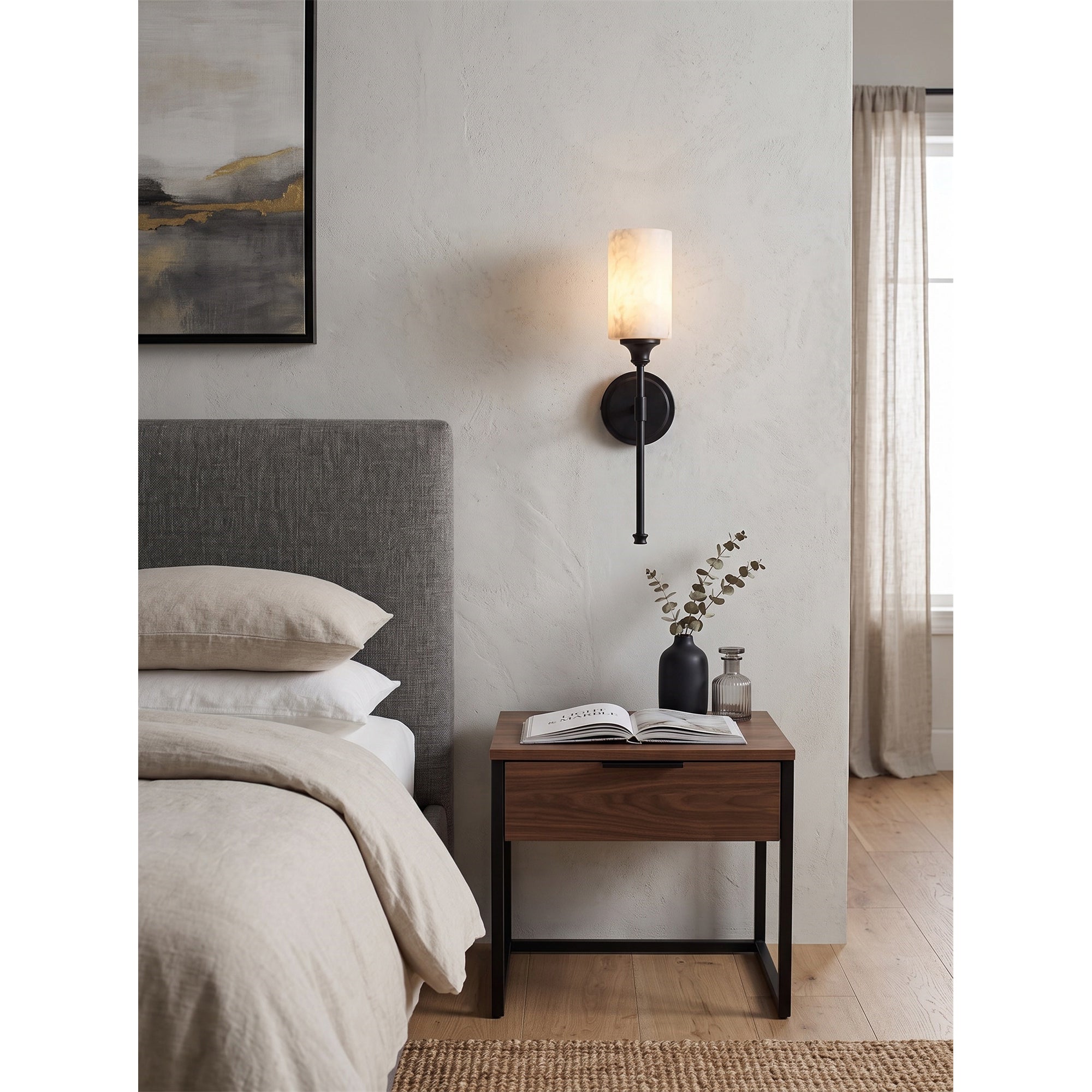 Tracie Alabaster Wall Sconce
