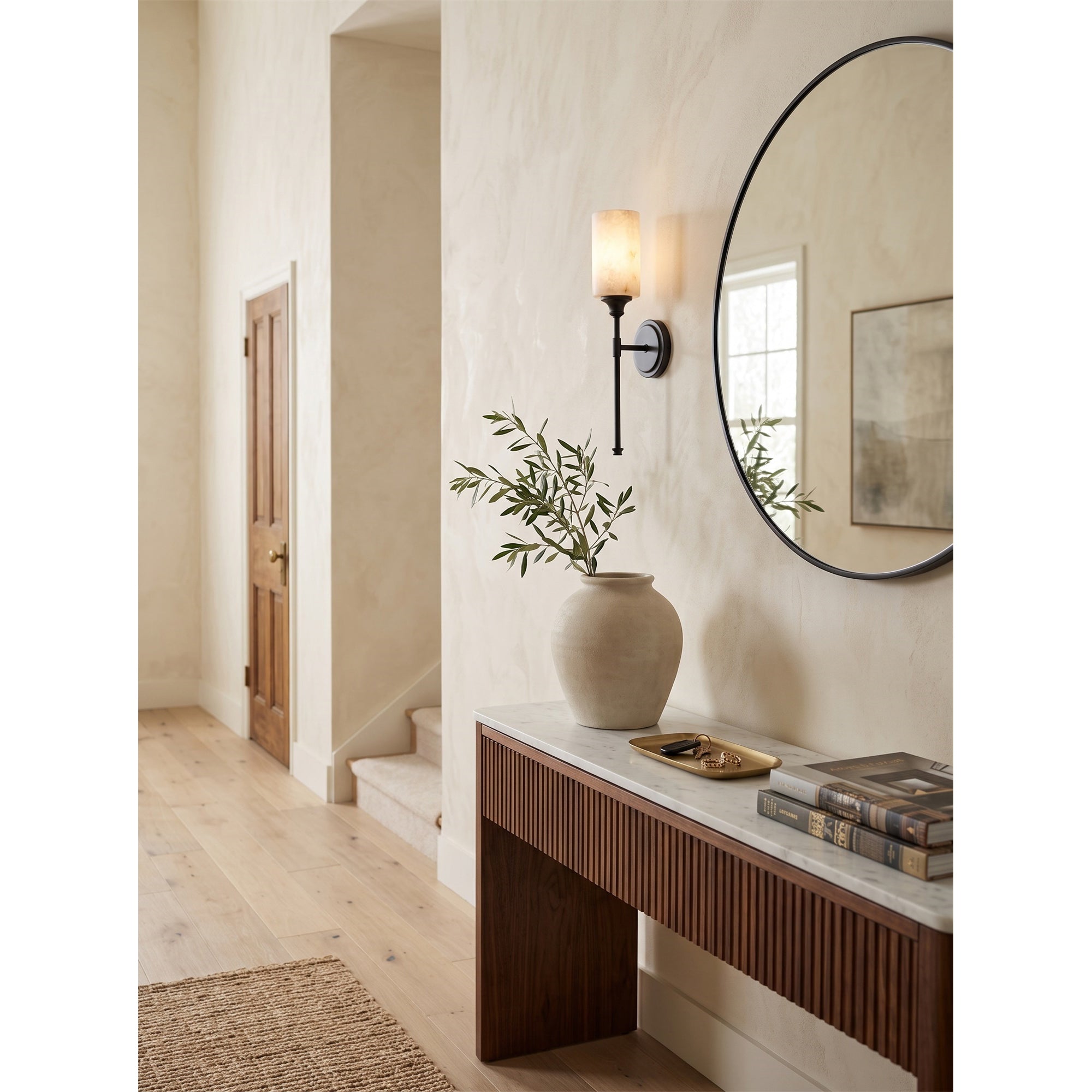 Tracie Alabaster Wall Sconce
