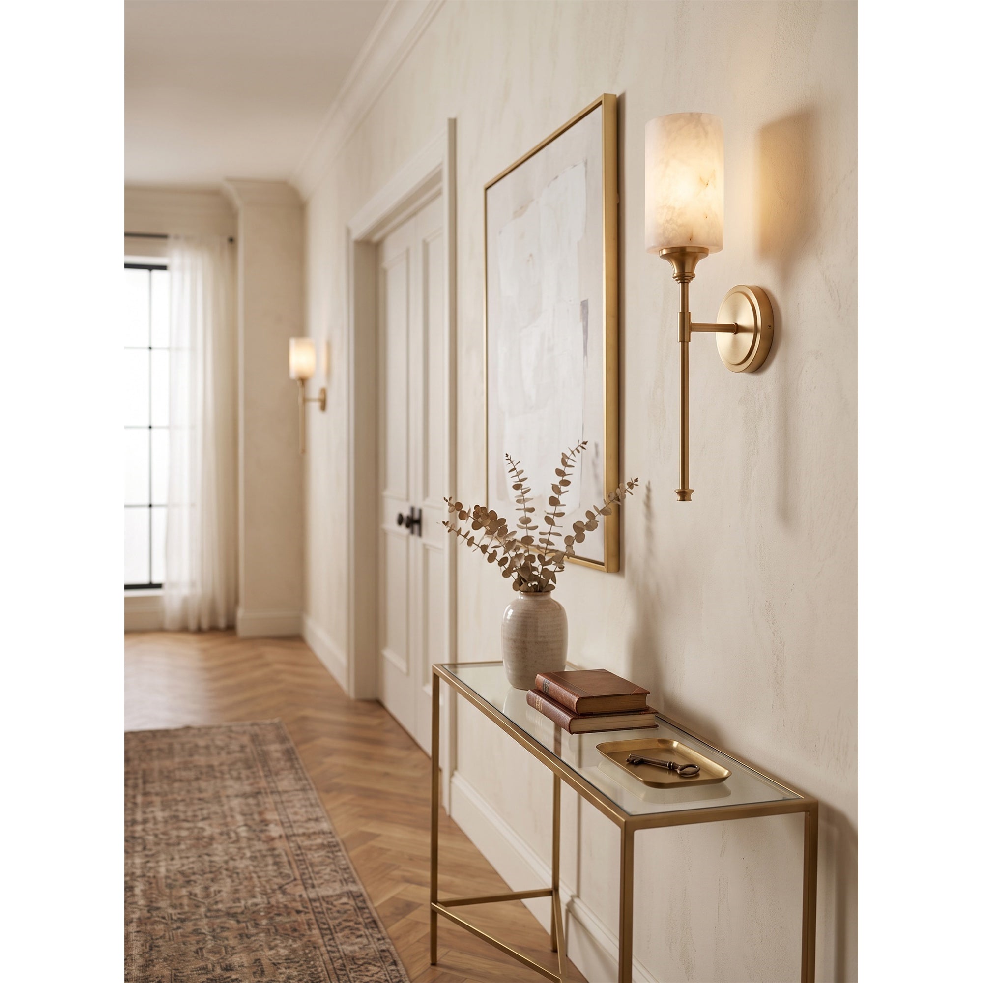 Tracie Alabaster Wall Sconce