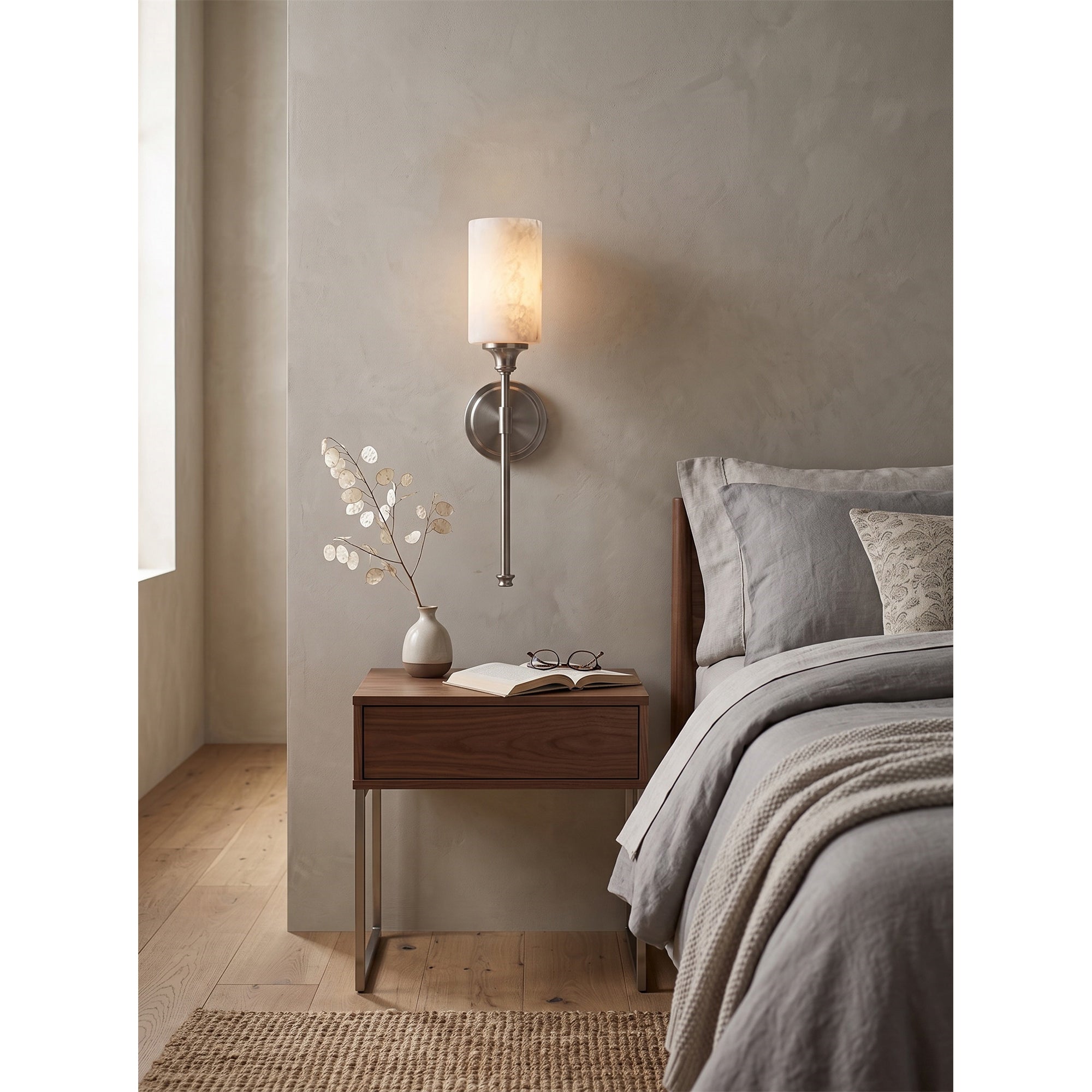 Tracie Alabaster Wall Sconce