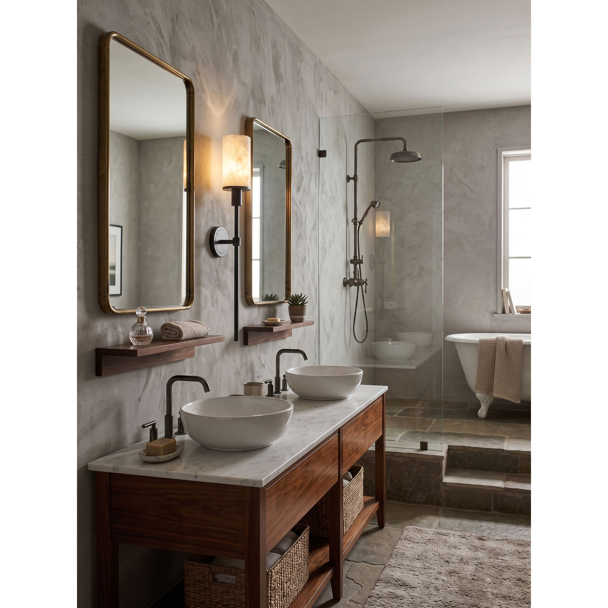 Tracie Alabaster Wall Sconce