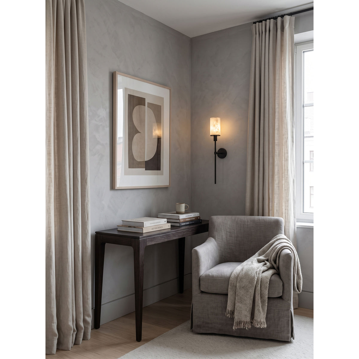 Tracie Alabaster Wall Sconce