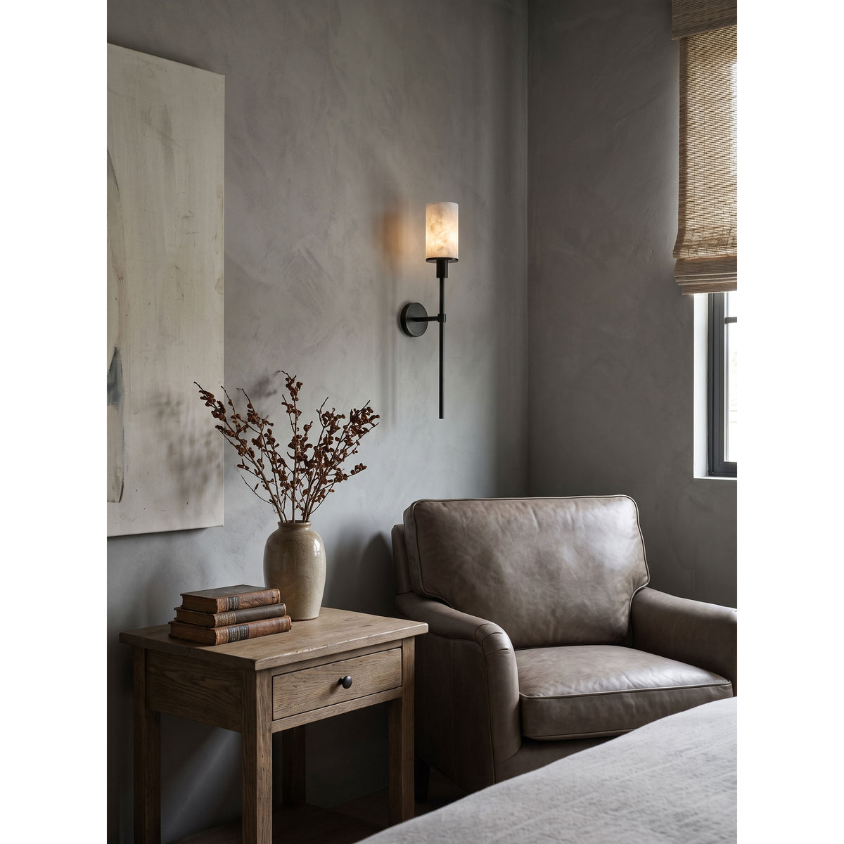 Tracie Alabaster Wall Sconce