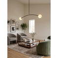 Load image into Gallery viewer, Traverse Alabaster Linear Chandelier
