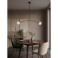 Load image into Gallery viewer, Traverse Alabaster Linear Chandelier
