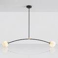Load image into Gallery viewer, Traverse Alabaster Linear Chandelier
