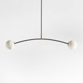 Load image into Gallery viewer, Traverse Alabaster Linear Chandelier
