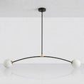 Load image into Gallery viewer, Traverse Alabaster Linear Chandelier
