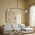 Load image into Gallery viewer, Traverse Alabaster Linear Chandelier
