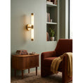 Charger l'image dans la visionneuse de la galerie, Tube Brass Wall Sconce
