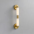Load image into Gallery viewer, Tubular Alabaster Wall Sconce
