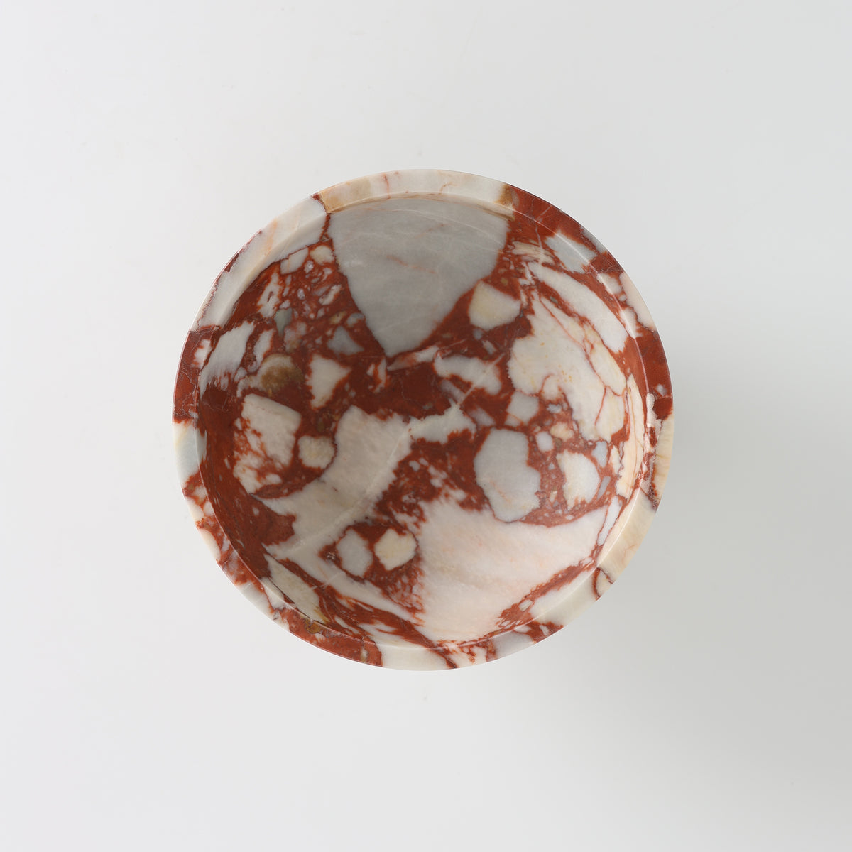 Tuscan Marble Footed Bowl