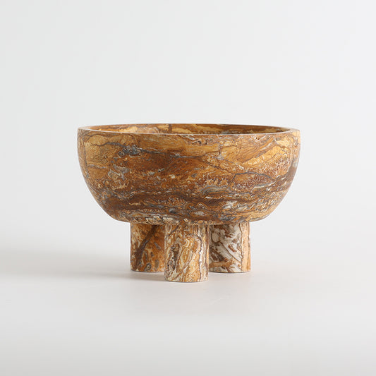 Tuscan Marble Footed Bowl – detail 29