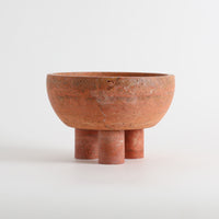 Tuscan Marble Footed Bowl