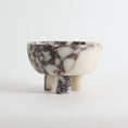 Load image into Gallery viewer, Tuscan Marble Footed Bowl
