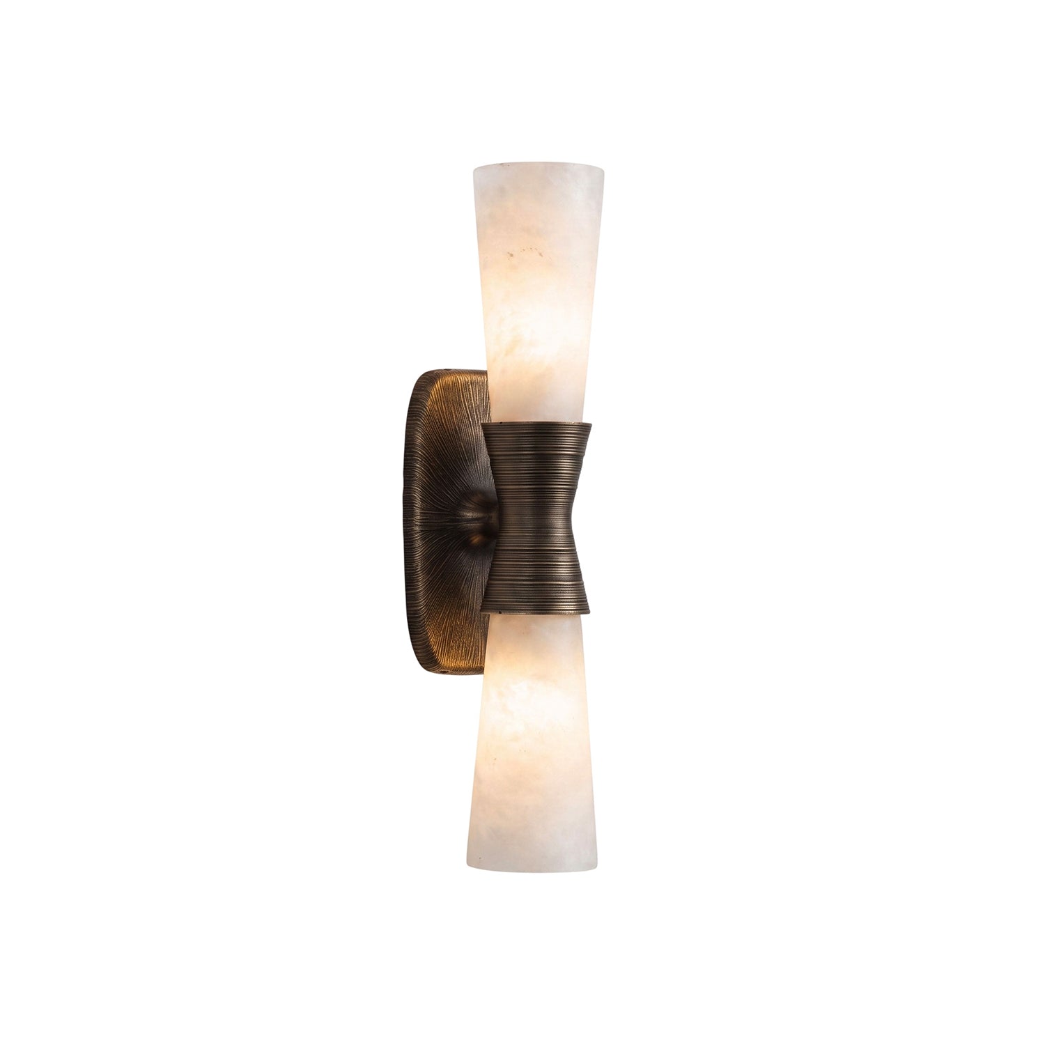 Twist Tapered Alabaster Wall Sconce