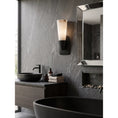 Load image into Gallery viewer, Twist Tapered Alabaster Wall Sconce
